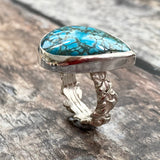 Copper Turquoise Ring