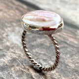 Pink Freshwater Pearl Ring