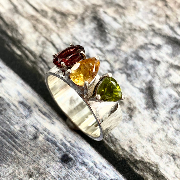 Mixed Stone Ring