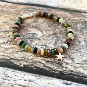 Watermelon Tourmaline Bracelet