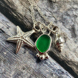 Sea Glass Charm Pendant