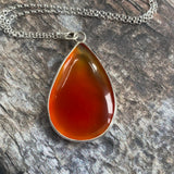 Carnelian Pear Shaped Pendant