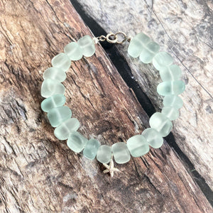 Smooth Glass Nugget Bracelet