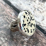 Dalmation Jasper Ring