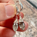 Rutilated Quartz Marquis drops