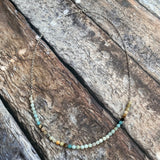 Amazonite bead necklace