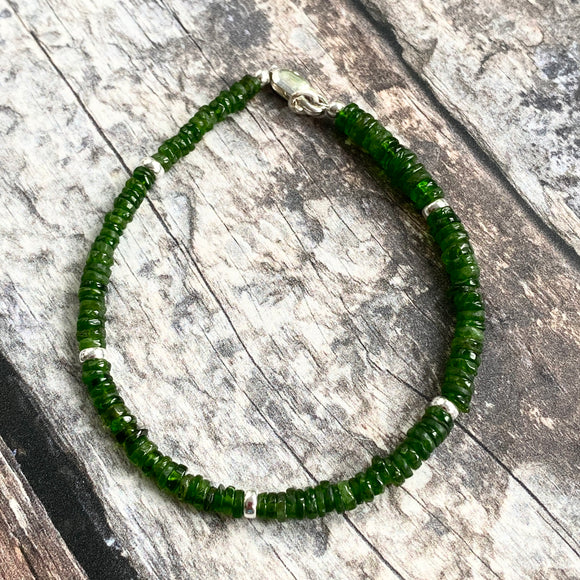 Chrome Diopside Bracelet