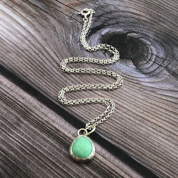 chrysoprase pendant